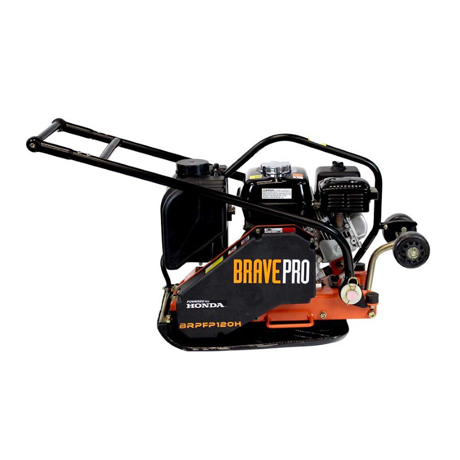 14 inch forward plate compactor Brave Pro folded view